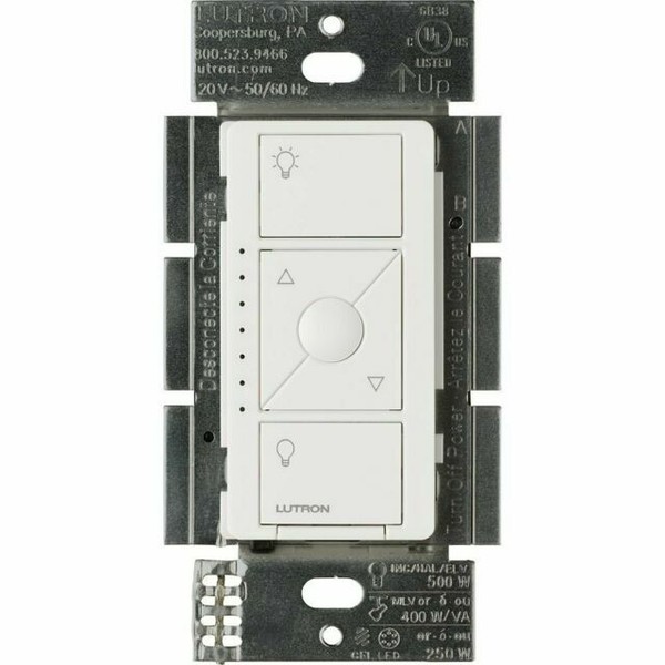 Lutron PD5NEWH Caseta Wireless Electronic InWall Dimmer 120V White for sale online eBay