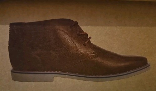 🌟NEW🌟 Steve Madden Men's Short Chukka P-SYMIN Boots -COGNAC SIZE 10.5 - 第 3/9 張圖片