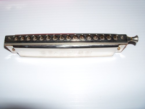 "CHROMONIKA III" CHROMATISCHE MUNDHARMONIKA MODEL 280 "C" HARMONICA WITH BOX - Picture 6 of 13