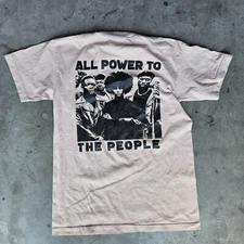 Circulate Power To The People Tee shirt preowned Sz M