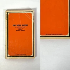 Rare! PHI BETA FANNY by Norman Jackson RARE 1969 Oracle paperback FANNY HELL