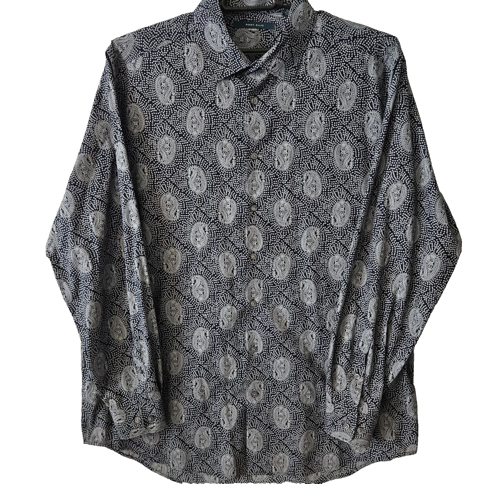 Camisas de vestir para hombre Perry Ellis de cachemira 100 % algodón