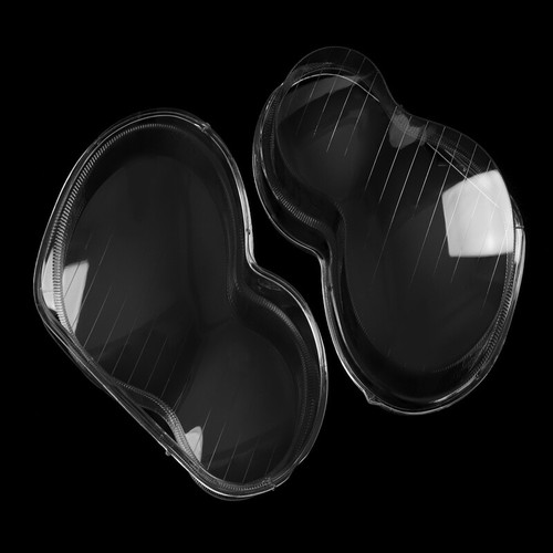 Pair Headlight Lens Cover Replacement For Mercedes Benz C-Class W203 2001-2007 - Picture 10 of 13