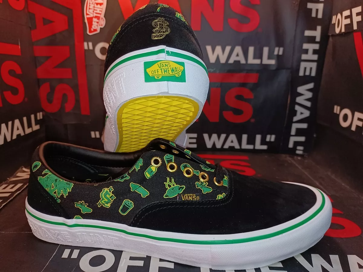 VANS x Shake Junt Era Pro Skate Shoes Black White VN0A347LOV4 With