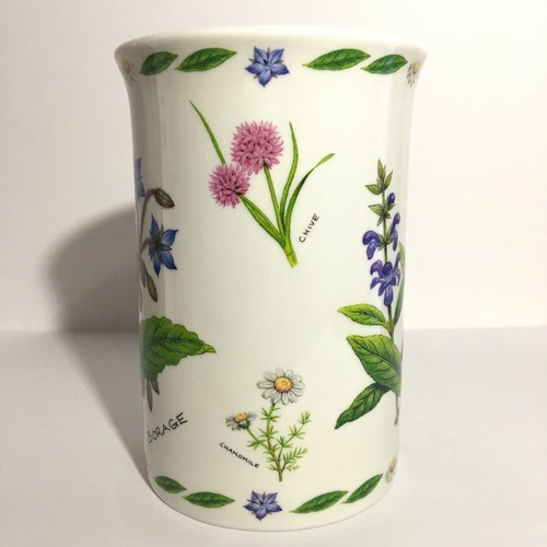 Kent Pottery - Beautiful Porcelain Herbs - Borage Sage - Cup Mug *SHIPS FAST* - Picture 2 of 6
