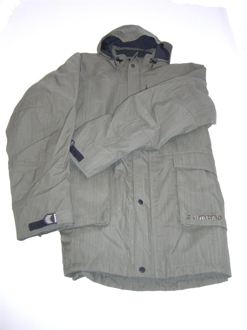 Куртка Shimano HFG Jacket Outdoor Long Jacket Gr. L Winterjacke Thermojacke Grau / Оливковый