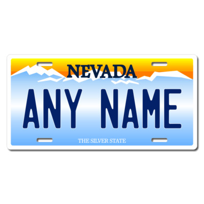 Nevada License Plate, USA Stock Photo