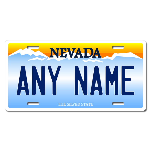 REAL NEVADA AUTHENTIC LICENSE PLATE AUTO CAR TAG TRIPLE 2 HOME MEANS