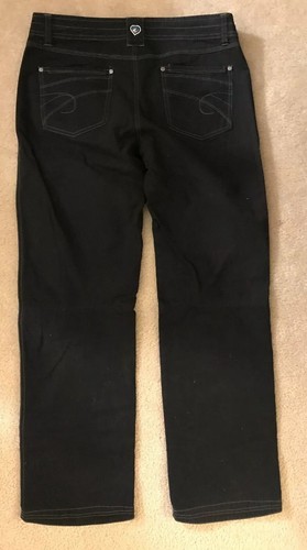 EUC! Womens Kuhl Black Cotton Hiking Pants Sz 10 Great Style/Quality Brand! - Picture 4 of 6