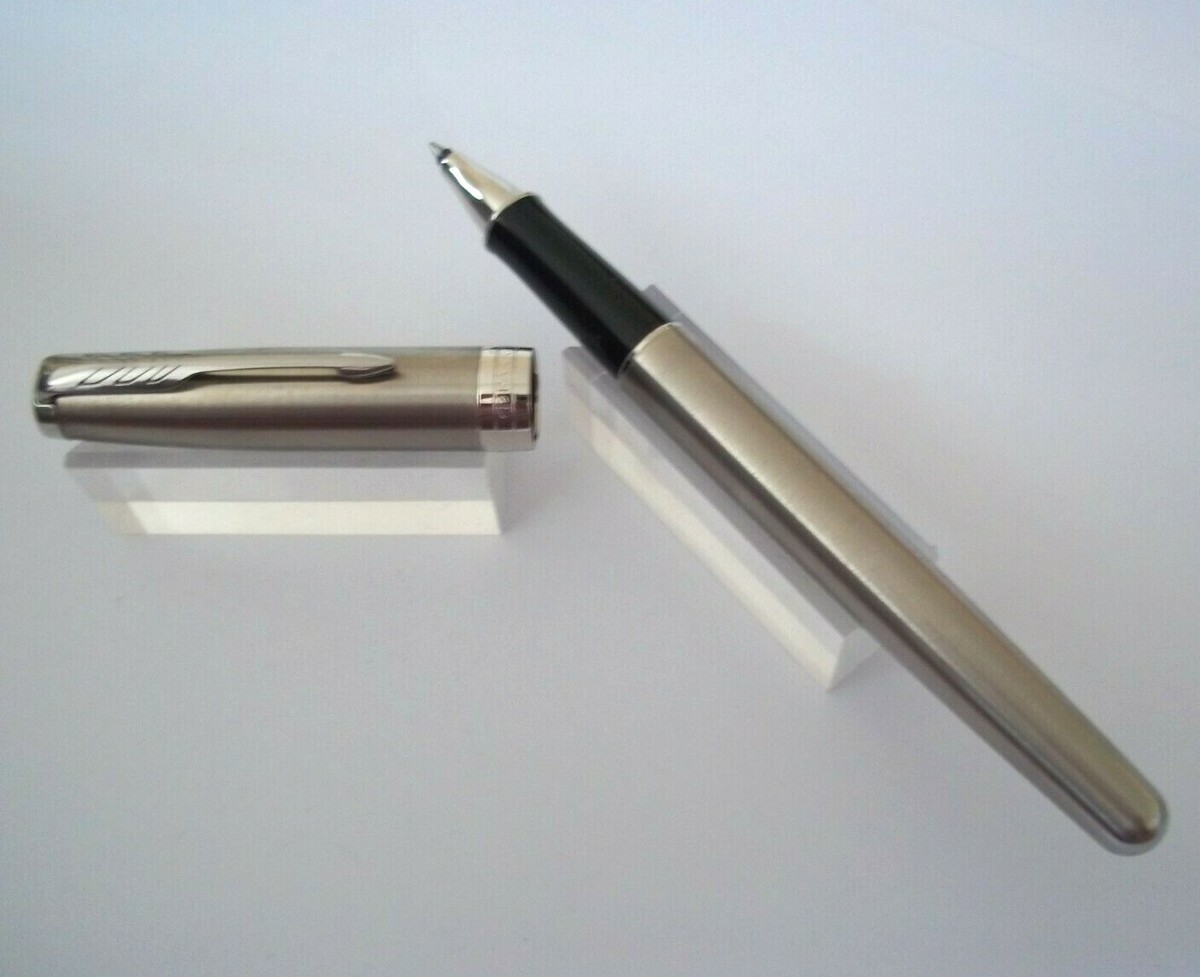 Stylo Parker Sonnet Prestige - Acier Brossé - Roller/bille - Occasion Très Bon état - Classique