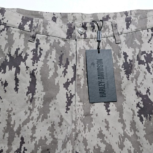 Harley Davidson Men's 42x34 Trooper Camo Cargo Woven Pants 96005-24VM - Picture 7 of 13