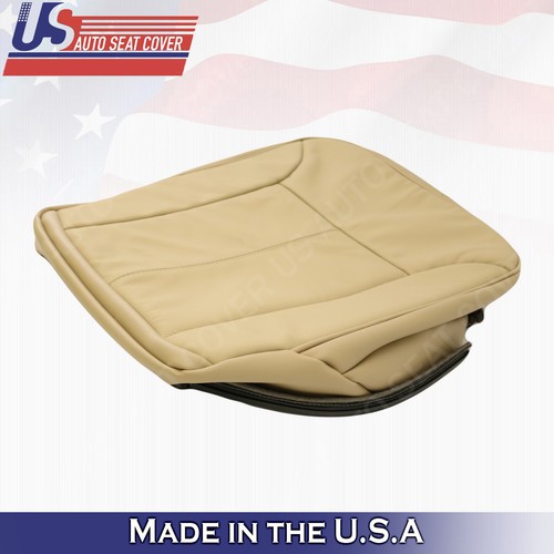 For 2010 2011 2012 Fit Mercedes Benz GL320 GL350 Driver Bottom Leather Cover Tan - Picture 7 of 9
