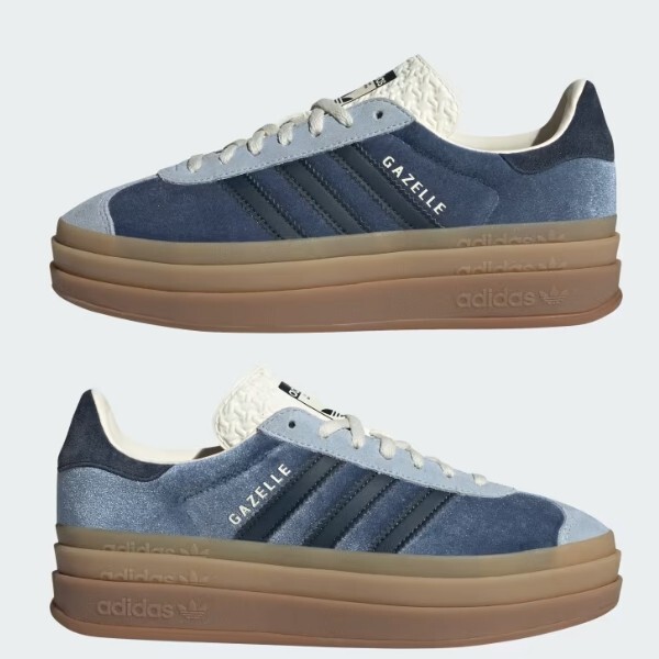 【ADIDAS】 Gazelle Bold - Blue / JQ5144 Adidas Women's Gazelle Bold 'Preloved Ink' - JQ5144