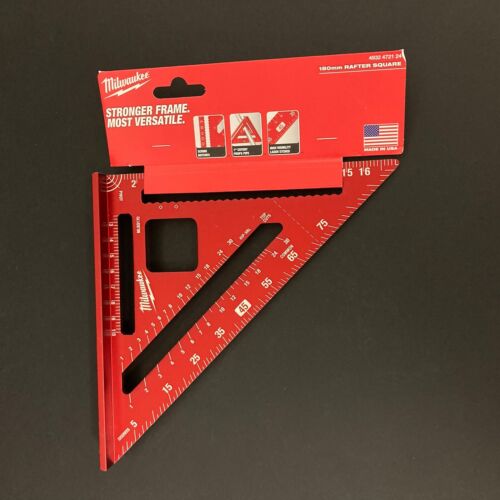 Milwaukee 180mm Sparren Vierkant Laser geätzt Metall Werkzeug Holzbearbeitung Zeichnen NEU - Bild 3 von 14