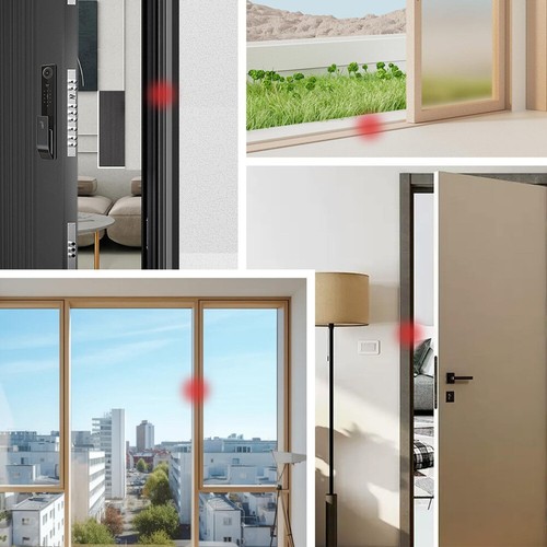 2pcs Self-Adhesive Door Window Weather Stripping Insulation Seal Strip White - Picture 5 of 8