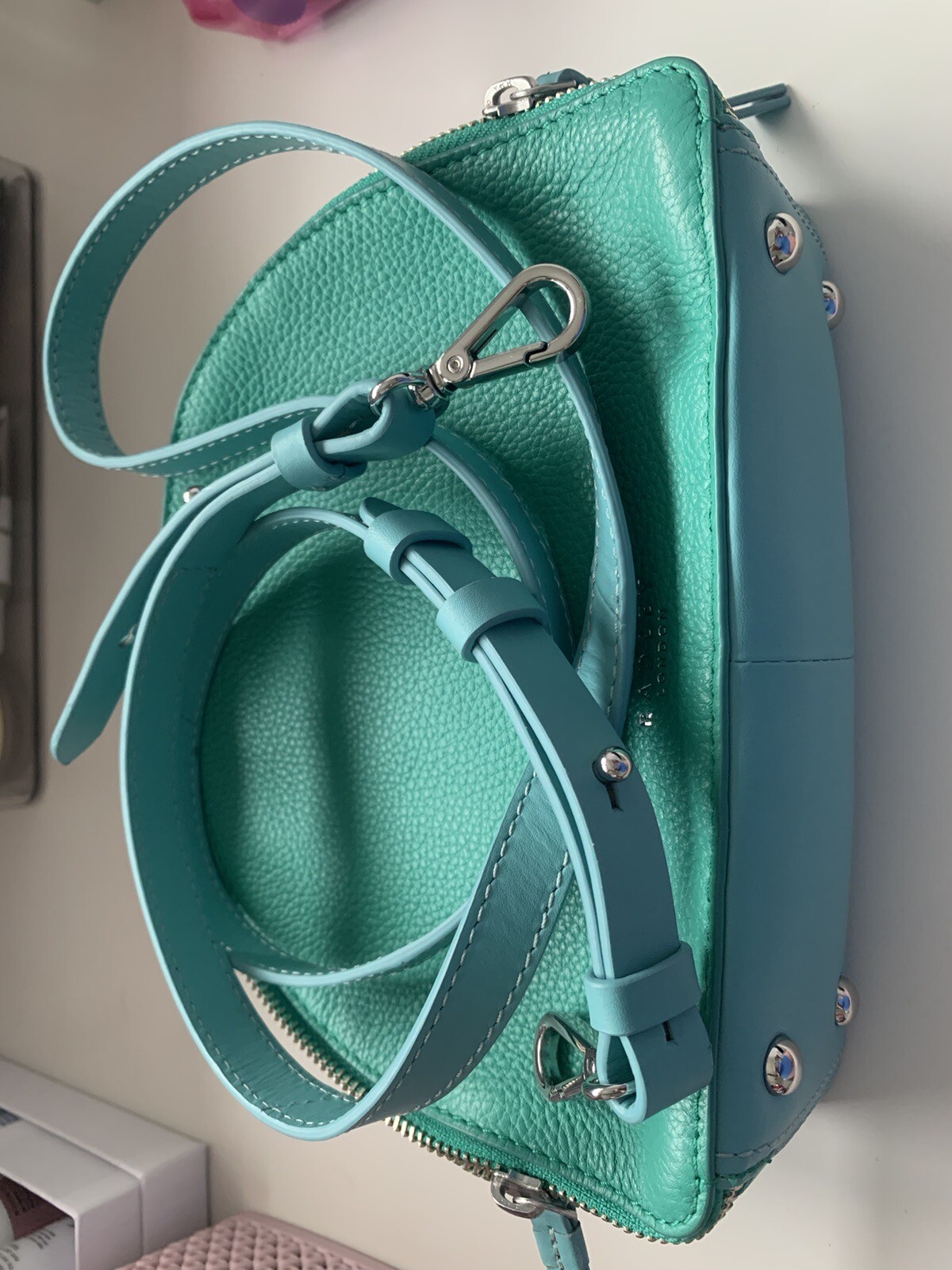 RADLEY Green Tote Or Cross Body Bag Nwot eBay