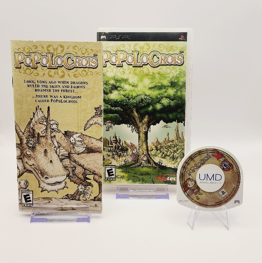 PoPoLoCrois, PSP (US) - Complete in Box w/Manual - Tested, Great