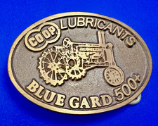Coop Lubricants Blue Gard 500 John Deere A Tractor Series Promo Belt Buckle