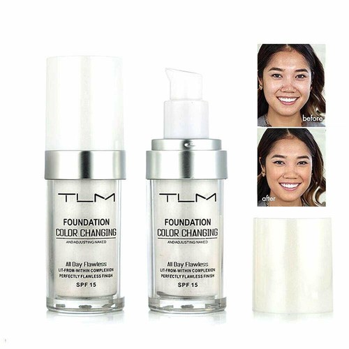 TLM Magic Flawless Foundation Color Changing Makeup Change Skin Tone Liquid 30ML - Picture 10 of 12