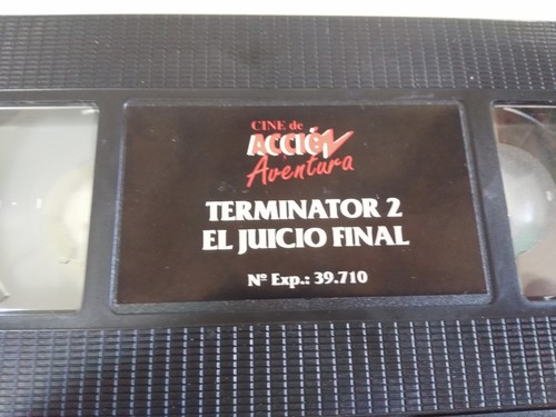 TERMINATOR 2 EL JUICIO FINAL ARNOLD SCHWARZENEGGER (1992 Spain ) - VHS Español - 第 2/4 張圖片