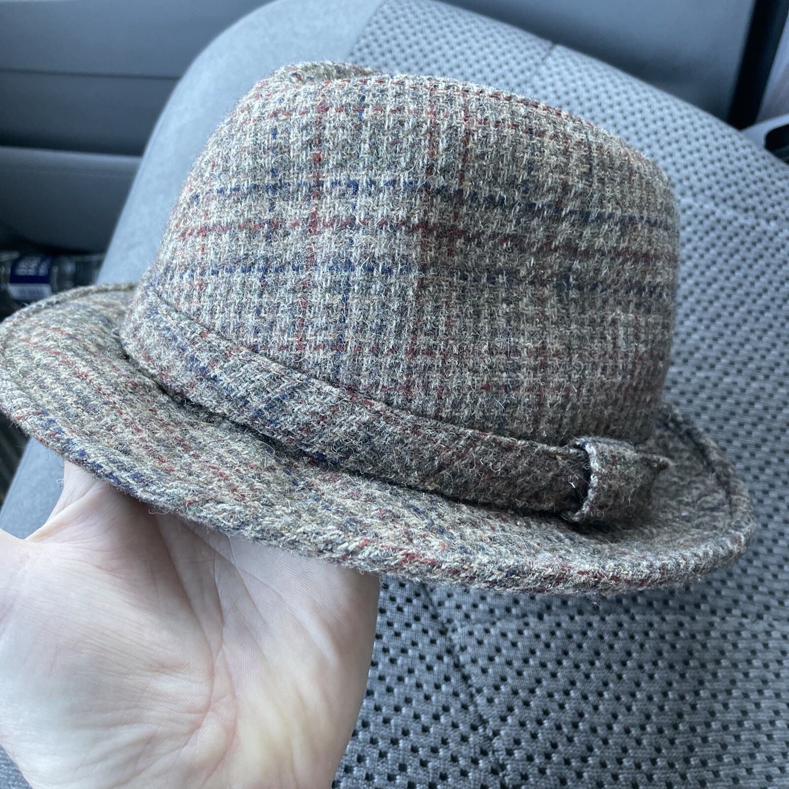 Vintage Pendleton 100% Virgin Wool Hat Gray Size … - image 1