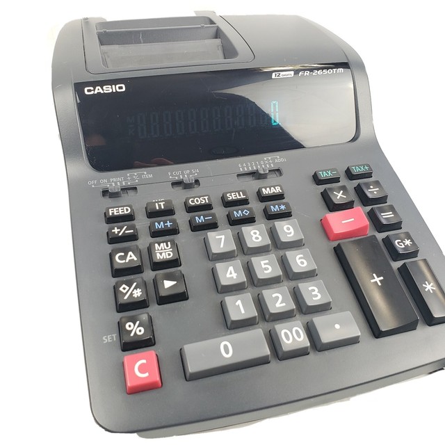 casio fr 2650t 12 digits