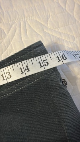 KUHL STREAMLINE Blue Corduroy Snap Front Stretch Mini Skirt Size 6 - Picture 12 of 13