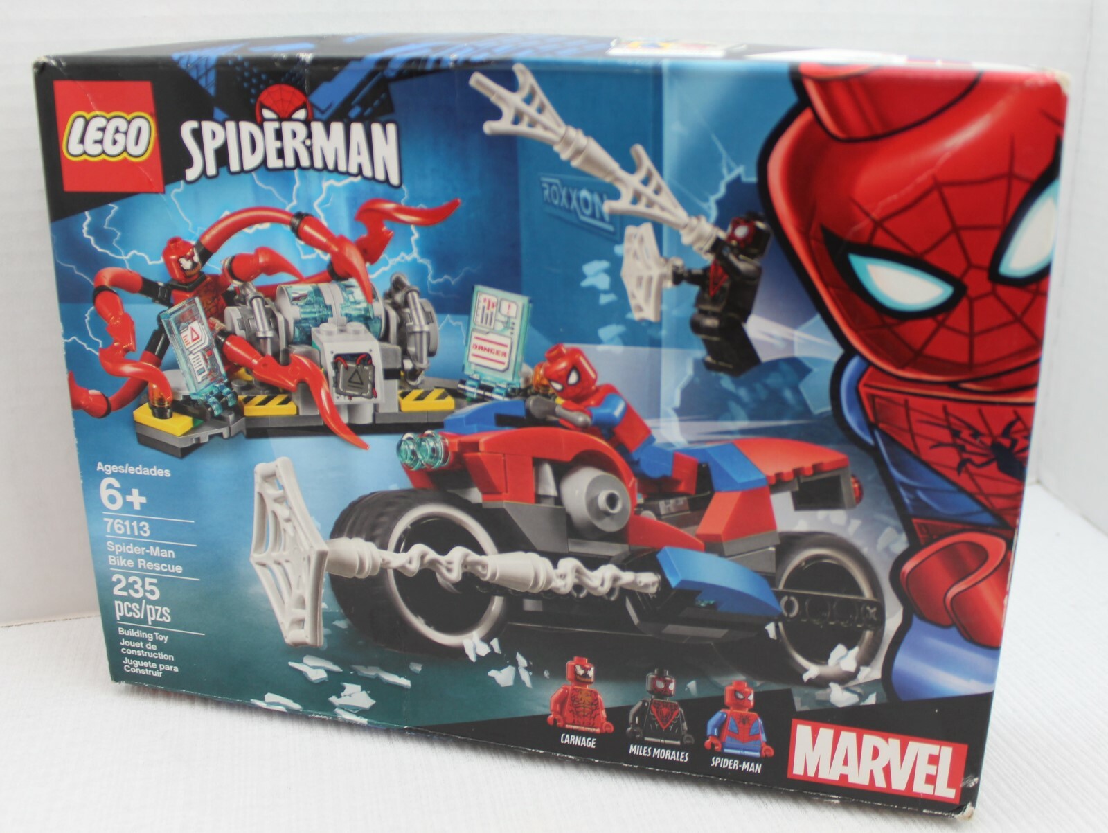 lego spider man bike