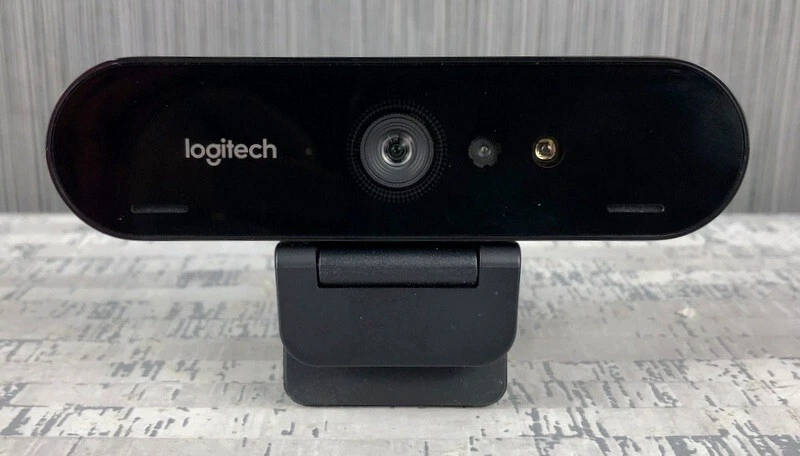 Logitech Brio MSIP-REM-DZL-V-U0040 4K Webcam w/ USB-C Cord & Webcam Clip