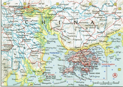 1961-5 May Vintage Original Map SE SOUTHEAST ASIA National Geographic Map (555) - Picture 4 of 6