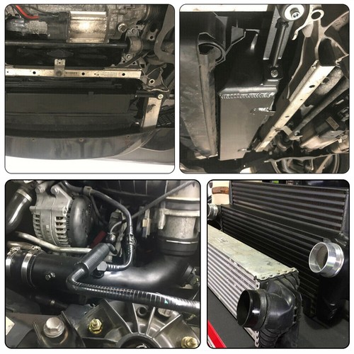 Intercooler w/ Charge Pipe Kit + Boost Pipe For BMW F07 535i 640i 740i N55 Blue - Picture 10 of 10