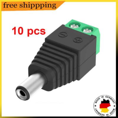 10pc 2 Polig Stecker DC Power Stecker 3528 Power Adapter fur LED-Streifenlicht