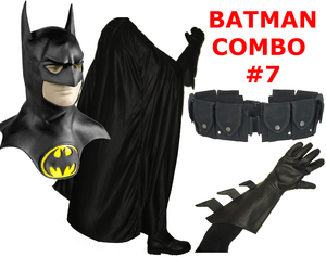 batman gloves belt costume cape returns utility cowl keaton michael