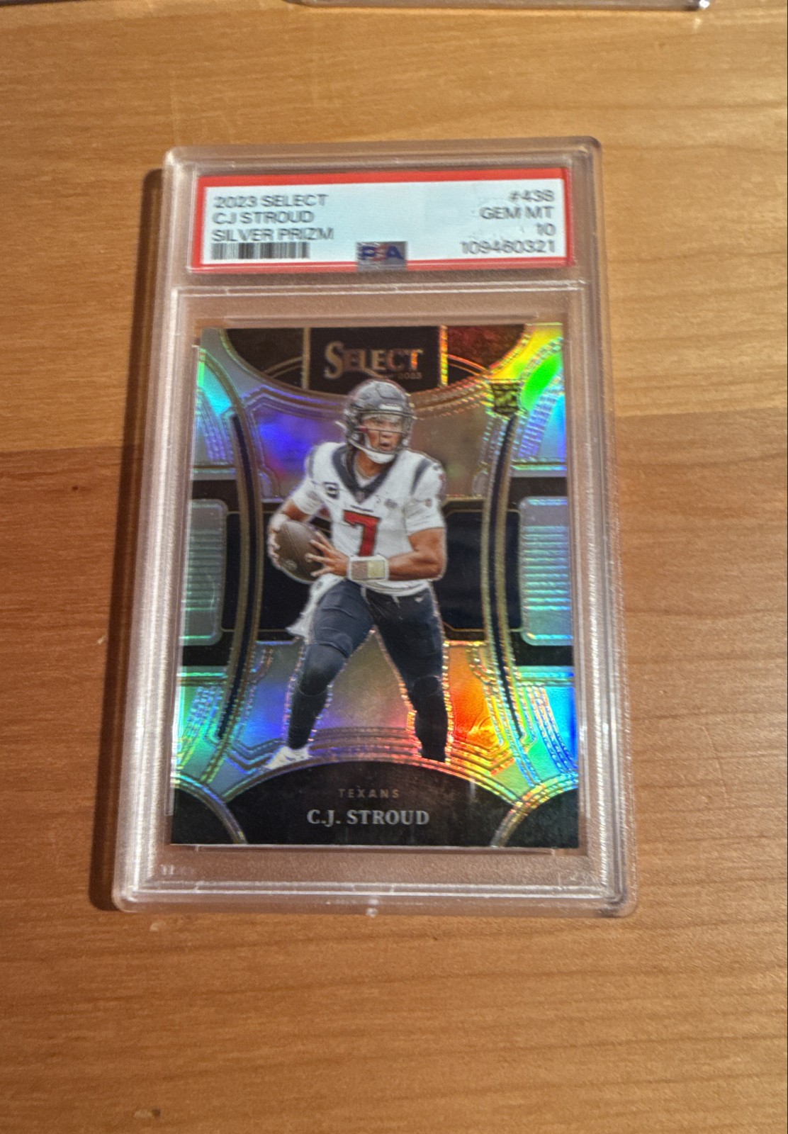2023 Panini Select C.J. Stroud Suite Level Silver Prizm Rookie PSA 10 Texans