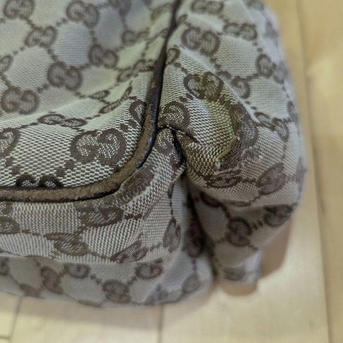 Gucci Diaper Shoulder Bag GG Monogram Canvas Beige - Afbeelding 14 van 20