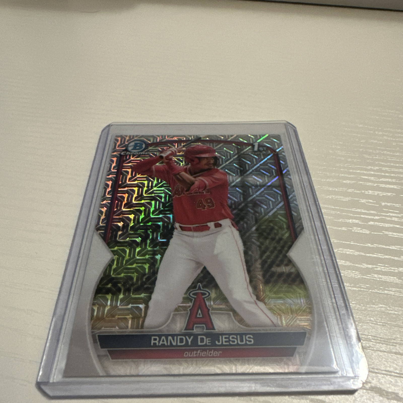 2023 Bowman - Chrome Prospects Mojo Refractor #BCP-19 Randy De Jesus (RC)