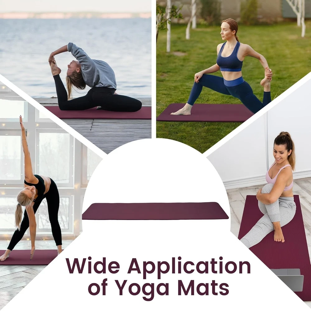 Extra Thick 1/2-Inch High Density Anti-Tear Yoga Mat for Exercise Extra Thick 1/2-Inch High Density Anti-Tear Yoga Mat for Exercise