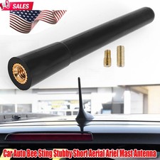 Us Short Stubby Car Auto Antenna Amfm Radio Aerial Mast Screw Type Universal