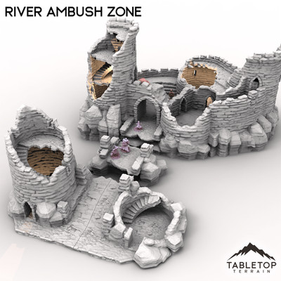 River Ambush Zone - Fantasy DND Dungeons and Dragons