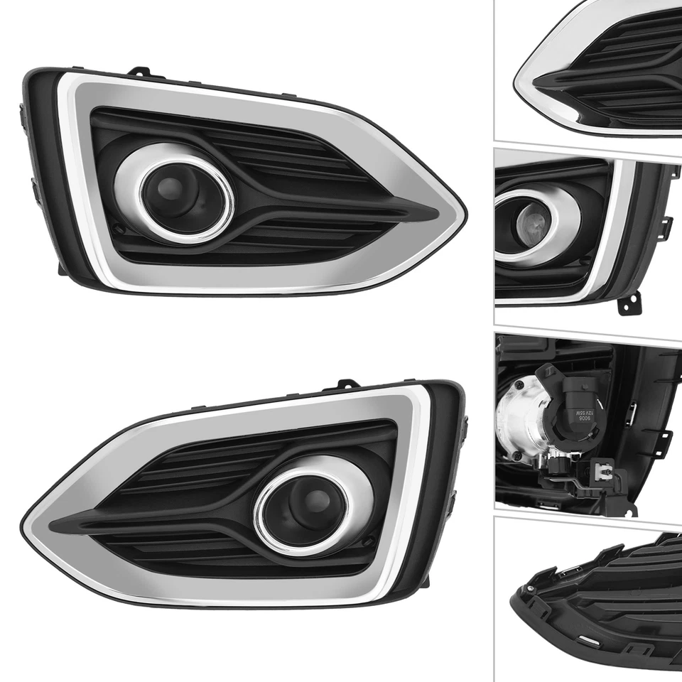 1 Pair Fog Lights, Halogen Fog Light For 2018-2021 Hyundai Accent.2 pcs - Image 3 of 4