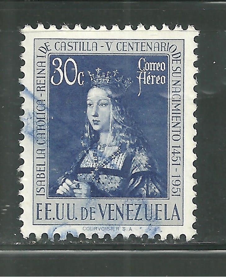 VENEZUELA C333 USED QUEEN ISABELLA I