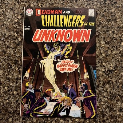Challengers Of The Unknown #74 Neal Adams Cover! Deadman! DC Comics 1970