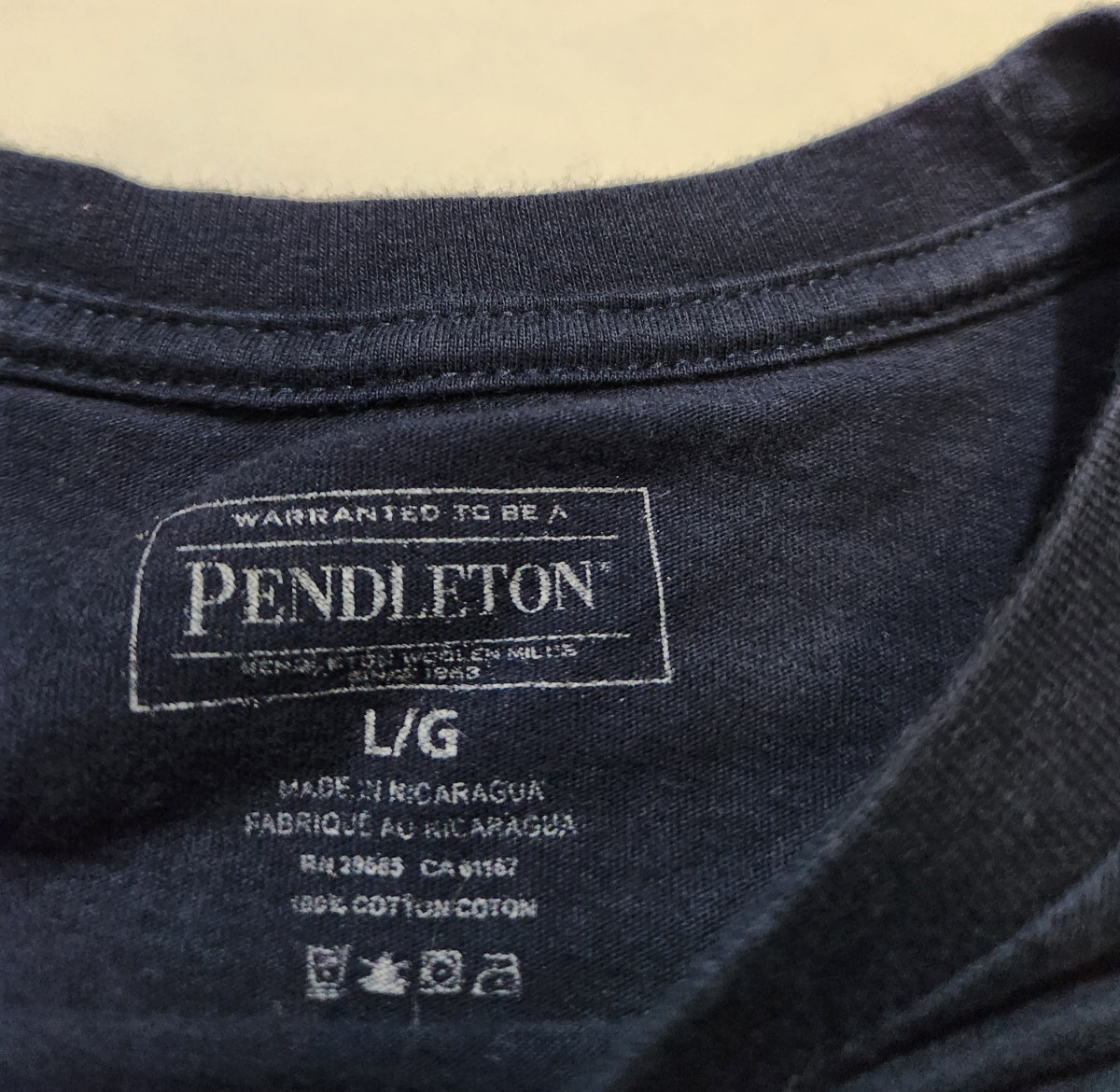 Pendleton Aztec Native American Print Blue T-Shir… - image 4