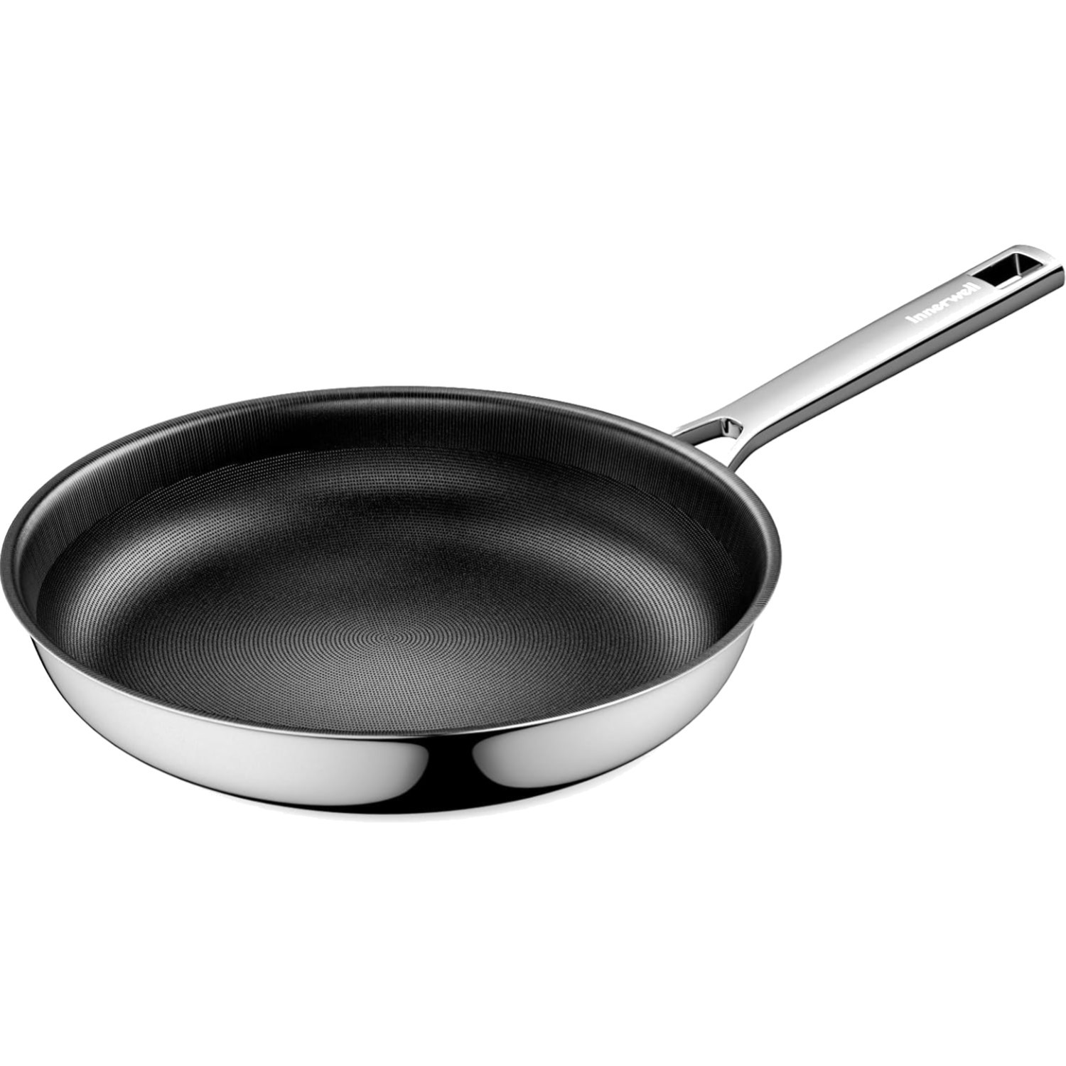 Hochwertige Edelstahlpfanne 20 cm, Antihaft, Backofenfest, Induktionsgeeignet