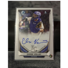 Topps 2014 Bowman Draft Chrome Autograph 1st Bowman Chase Vallot BCA-CV KC
