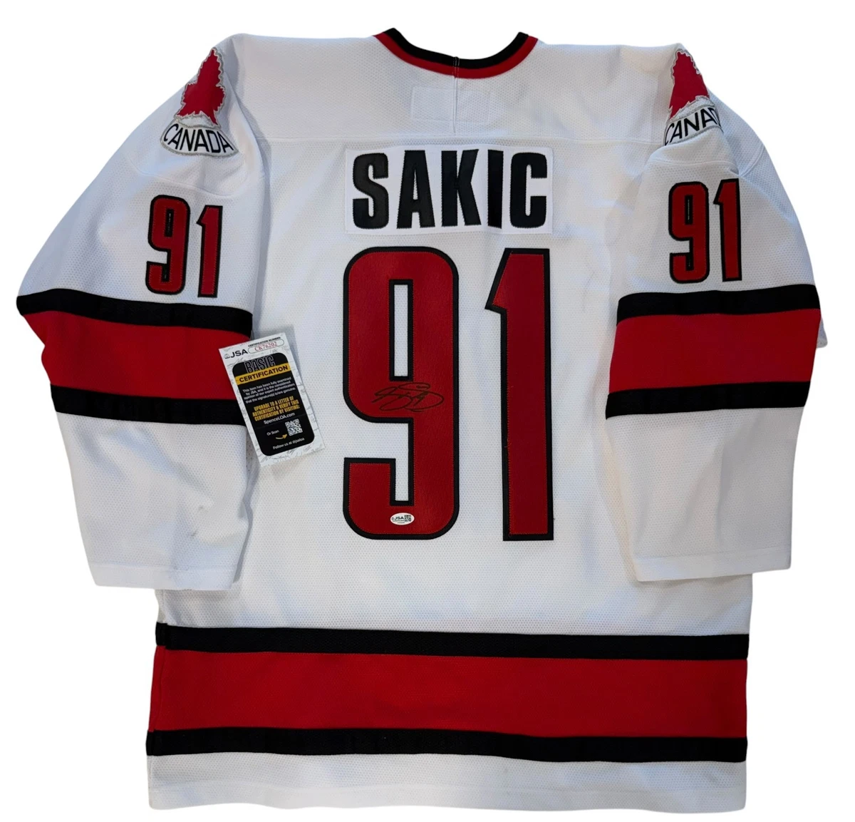 Joe Sakic Colorado Avalanche Hockey NHL Original Autographed