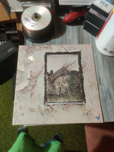 LED ZEPPELIN IV ATLANTIC SD-7208 LP + gatefold VG/VG *SEE PHOTOS