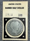 1911 Barber Half Dollar