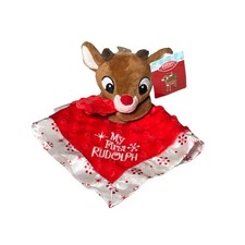 NWT My First Rudolph Blanket 12  x 12  Security Blanket