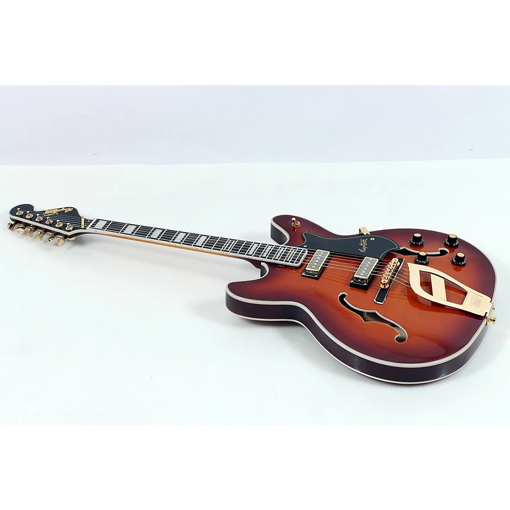 Hagstrom 67 Viking II LE Hollowbody Guitar Vintage Sunburst 197881131173 OB